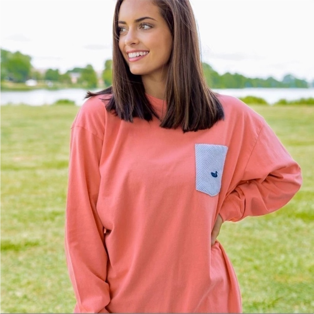 Southern Marsh Rebecca Classic Spirit Jersey Coral Size Small EUC